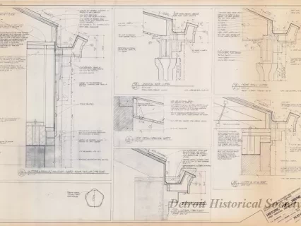 Blueprint - Historic Fort Wayne,
Post Hospital Restoration