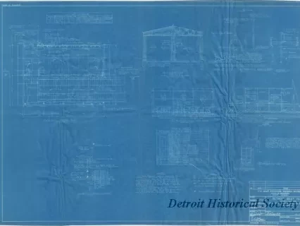 Blueprint - Detroit Boat Yard - 
Boatshed, Paving and Trackwork, 
Electrical