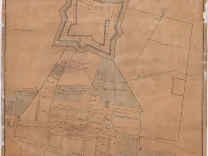 Map - The Town and Fortifications of Detroit AD 1796, 
City of Detroit AD 1845