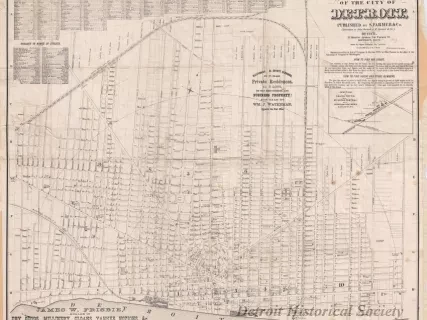 Map - Guide Map of the City of Detroit