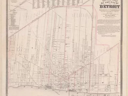 Map - Guide Map of the City of Detroit