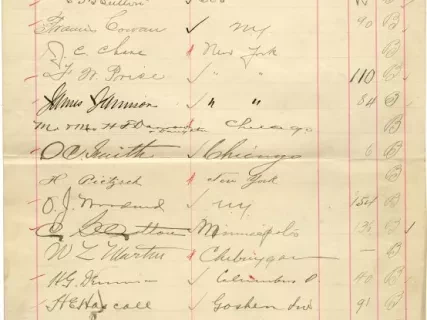 Register - Russell House Register