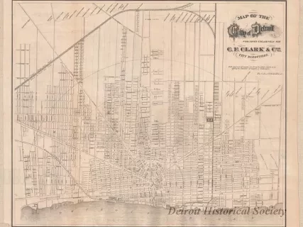 Map - Map of the City of Detroit