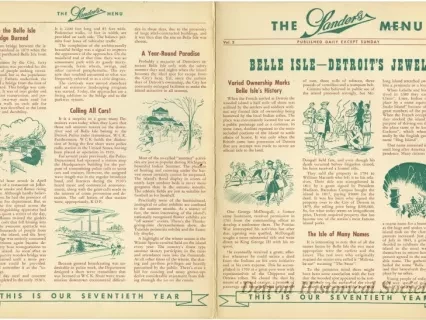 Menu - The Sanders Menu, Vol. 2, No. 15