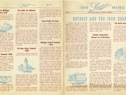 Menu - The Sanders Menu, Vol. 3, No. 6