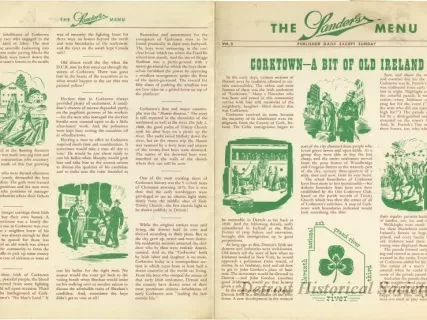 Menu - The Sanders Menu, Vol. 3, No. 14