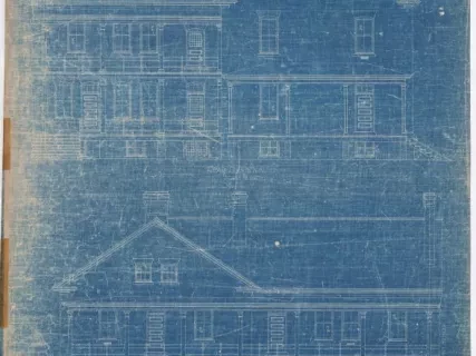Blueprint - Two Co. Barrack
[Building No. 305 & 314]