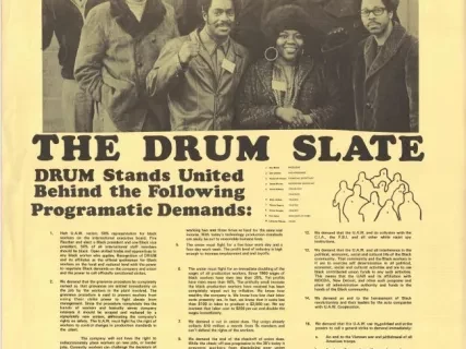 Poster - The DRUM Slate