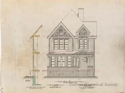 Drawing, Architectural - Front Elevation