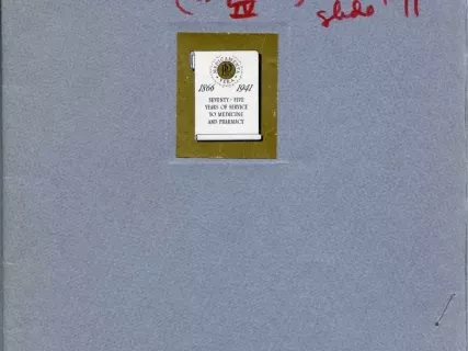 Booklet - The Story of Parke, Davis & Company