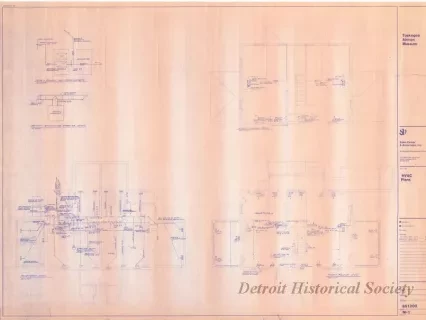 Blueprint - Tuskegee Airmen Museum - HVAC Plans
[Building No. 210]