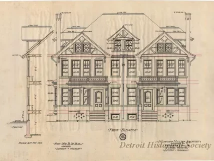 Drawing, Architectural - Front Elevation
