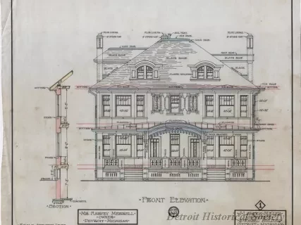 Drawing, Architectural - Front Elevation