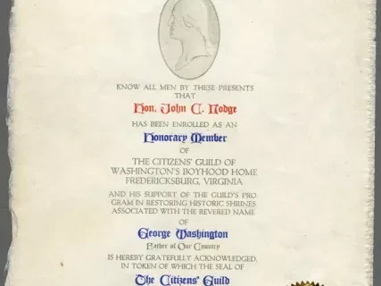 Certificate, Membership