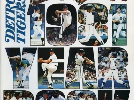 Yearbook - Detroit Tigers 1981 Yearbook