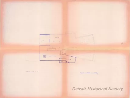 Blueprint - Upper Level Plan
