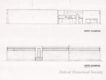 Drawing, Architectural - North Elevation,
South Elevation