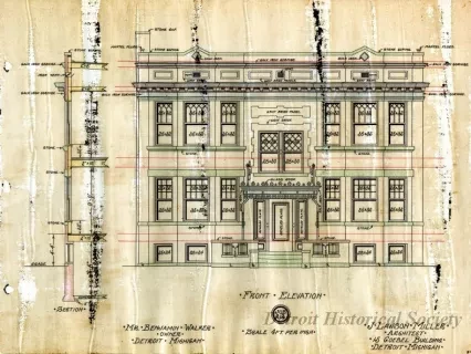 Drawing, Architectural - Front Elevation