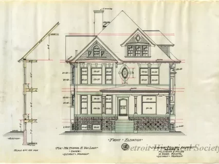 Drawing, Architectural - Front Elevation