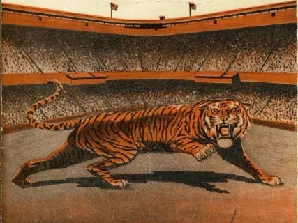 Scorecard - Official Detroit Tigers Score Card
Briggs Stadium, 1946