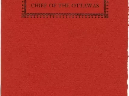 Booklet - Pontiac, Chief of the Ottawas.