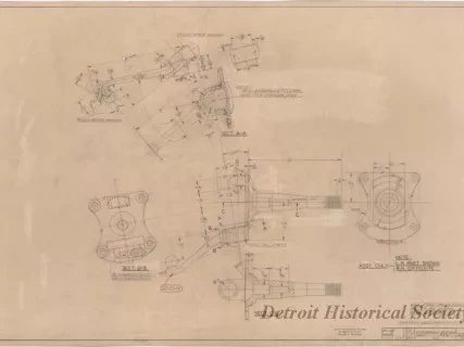 Drawing, Technical - Steering Knuckle Assy. [Assembly], R&L [Right & Left]