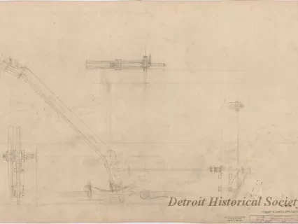 Drawing, Technical - Control Layout, Park. Brake & Revese [Reverse]