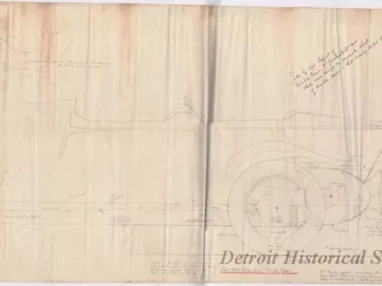 Drawing, Technical - New 1945 Rear End - Friction Trans. [Transmission]