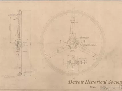 Drawing, Technical - Steering Wheel
