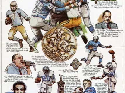 Print - Lion Pride! Celebrating 50 NFL Seasons