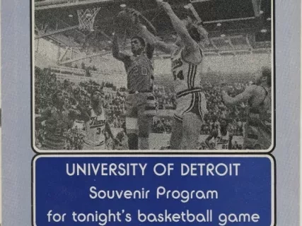 Program - University of Detroit Sports Review