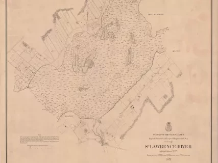 Chart, Navigational - St. Lawrence River, Detail Sheet No. 7