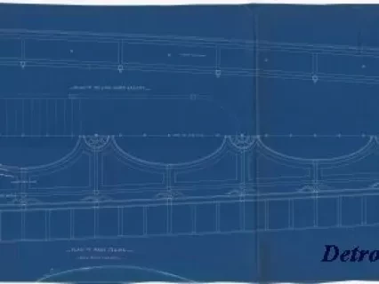 Blueprint - Plan of Main Ceiling