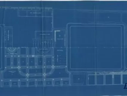 Blueprint - Plan of Ceiling Under Smoking Room,
Plan of Main Ceiling