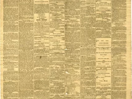 Newspaper - Detroit Advertiser and Tribune