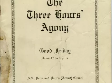 Booklet - The Three Hours' Agony
