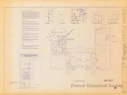 Blueprint - Detroit Residential Manpower Center
Fort Wayne, Detroit, Michigan