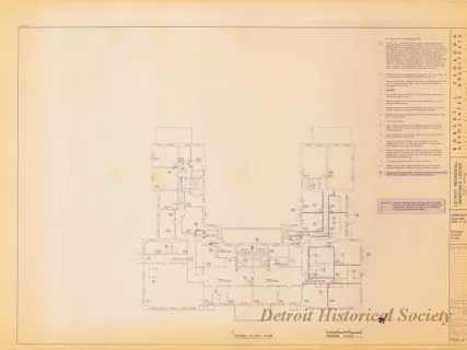 Blueprint - Detroit Residential Manpower Center
Fort Wayne, Detroit, Michigan