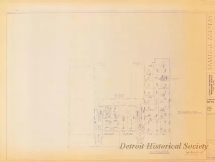 Blueprint - Detroit Residential Manpower Center
Fort Wayne, Detroit, Michigan