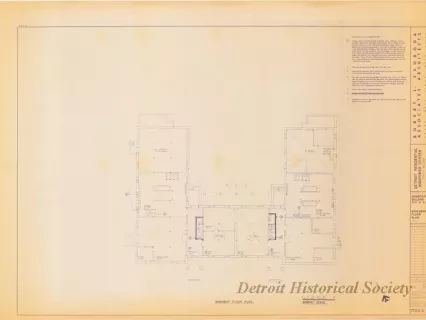Blueprint - Detroit Residential Manpower Center
Fort Wayne, Detroit, Michigan