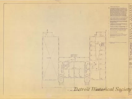Blueprint - Detroit Residential Manpower Center
Fort Wayne, Detroit, Michigan