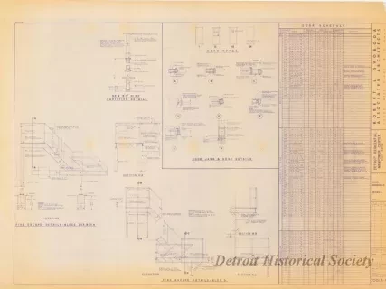 Blueprint - Detroit Residential Manpower Center
Fort Wayne, Detroit, Michigan