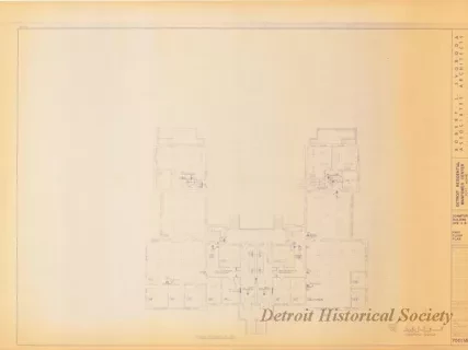 Blueprint - Detroit Residential Manpower Center
Fort Wayne, Detroit, Michigan