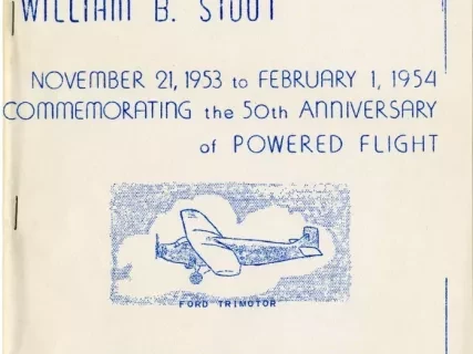 Brochure - Air Pioneer, William B. Stout
