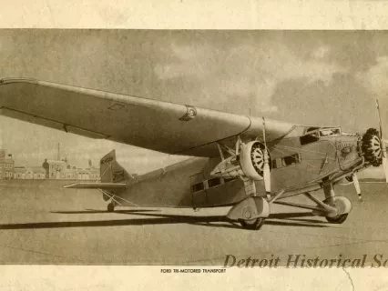 Poster - Ford Tri-Motored Transport