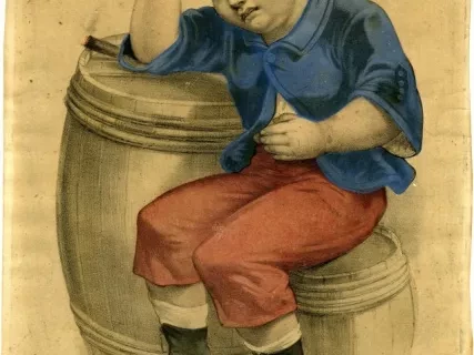 Lithograph - The First Smoke