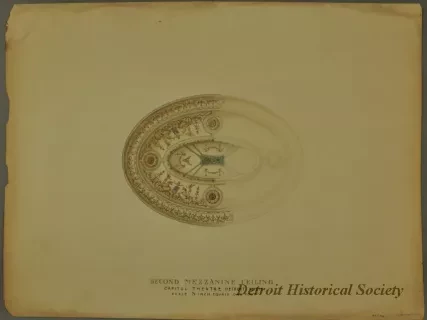 Drawing, Architectural - Second Mezzanine Ceiling