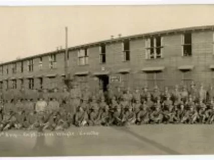 Print, Photographic - Co. F. 310th Eng. - Capt. Jerrel Whyte. - Comdr.