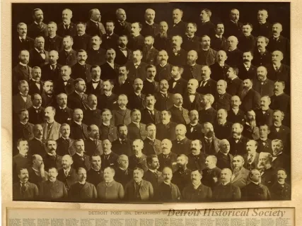 Print, Photographic - Detroit Post 384, Department of Michigan, G.A.R.