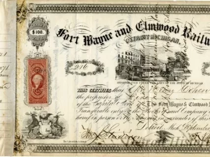 Certificate, Stock